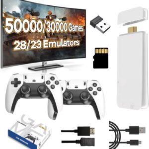 2025 M15 Plus Retro Game Console Built in Game Stick Wireless Controllers Classic Game Emulator